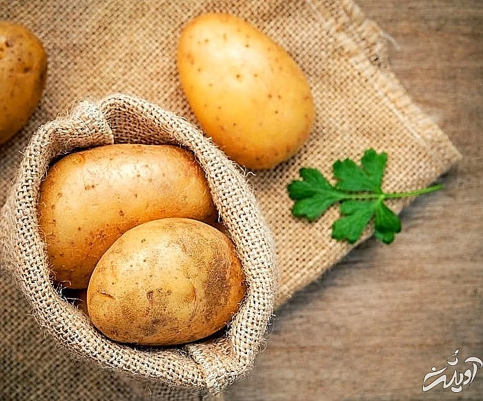 سیب زمینی برای پوست